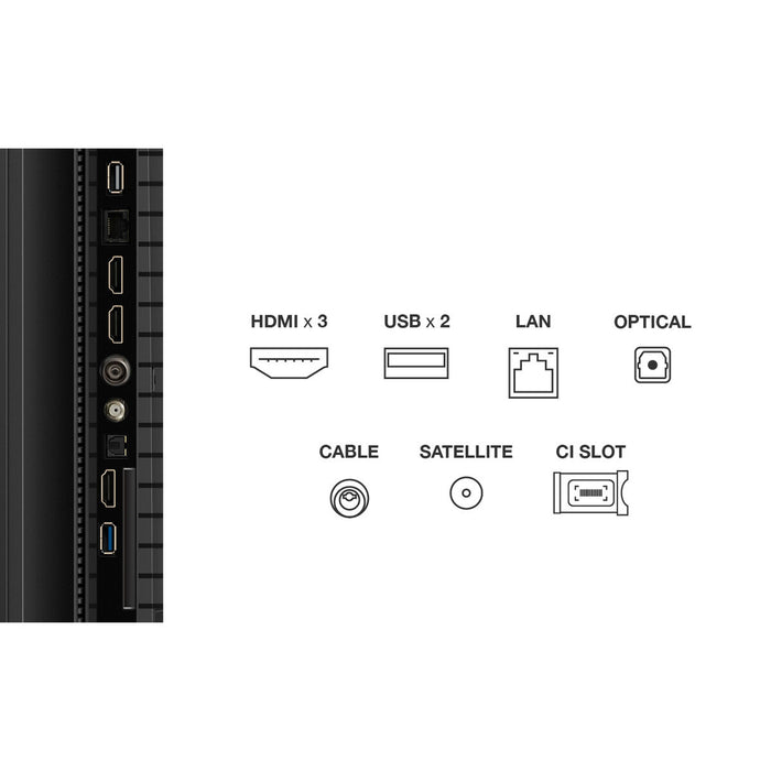 Smart TV TCL 85P7K 85" 4K Ultra HD HDR QLED