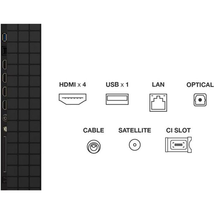 TV TCL MiniLed 65C8K, 65" (164 cm), Smart Google TV, 4K Ultra HD, (Model 2025)