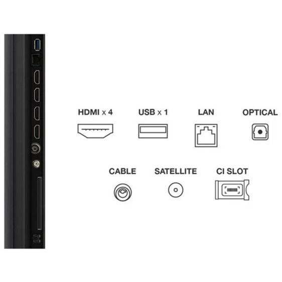 TV TCL 98C6K, 98" QD-MiniLED, 4K Ultra HD, ONKYO 2.1 Hi-Fi System