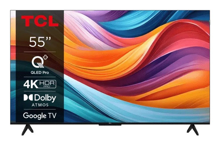 TCL T7B 55T7B TV 139.7 cm (55") 4K Ultra HD Smart TV Wi-Fi Black, Titanium 600 cd/m²