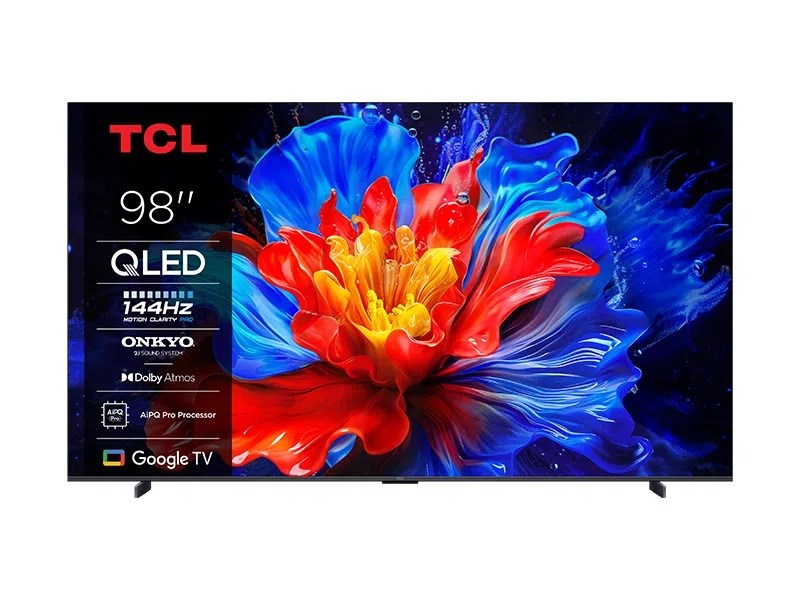 TV TCL 98P8K QLED TV, 98", 4K Ultra HD, AiPQ Pro Processor