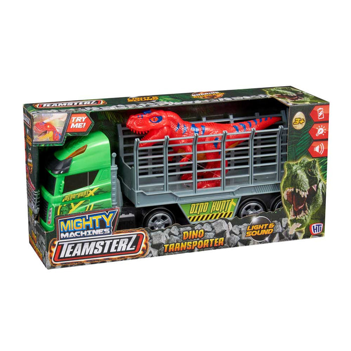 HTI TEAMSTERZ Mighty Machines Truck with Dinosaur Sound and Light