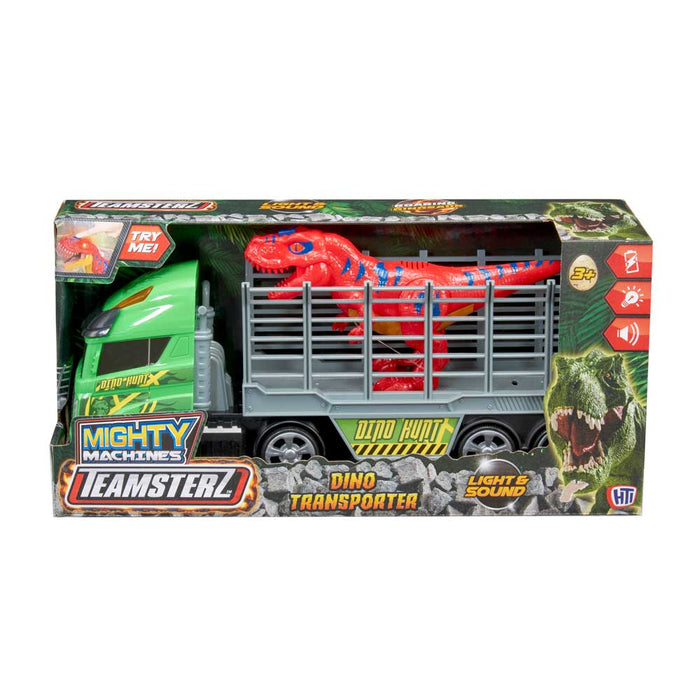 HTI TEAMSTERZ Mighty Machines Truck with Dinosaur Sound and Light