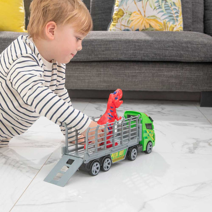 HTI TEAMSTERZ Mighty Machines Truck with Dinosaur Sound and Light