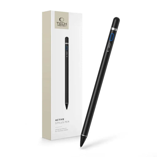 Tech-Protect Active Stylus Pen - Black - Cell phone stylus pen<<<HurtelXML