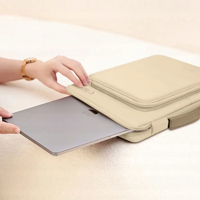 Tech-Protect Basic Bag for 13-14’’ laptop - beige - Laptop bags<<<HurtelXML