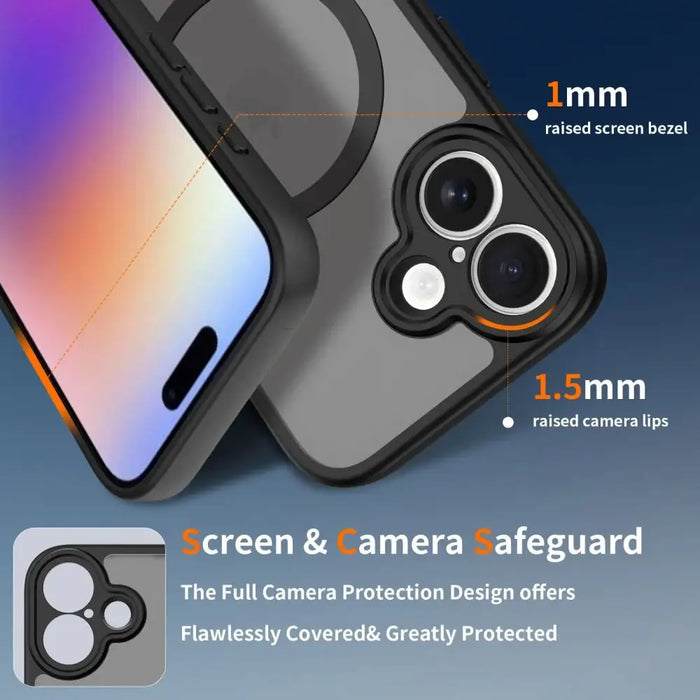 Tech-Protect BasicMag MagSafe Case for iPhone 17 - Matte Black - Cell phone cases and covers<<<HurtelXML