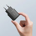 Tech-Protect C20W Charger USB-C PD 20W / USB-A QC 3.0 - Black - Cell phone USB charger<<<HurtelXML
