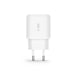 Tech-Protect C20W USB-C PD 20W / USB-A QC 3.0 charger with USB-C / USB-C cable - white - Cell phone USB