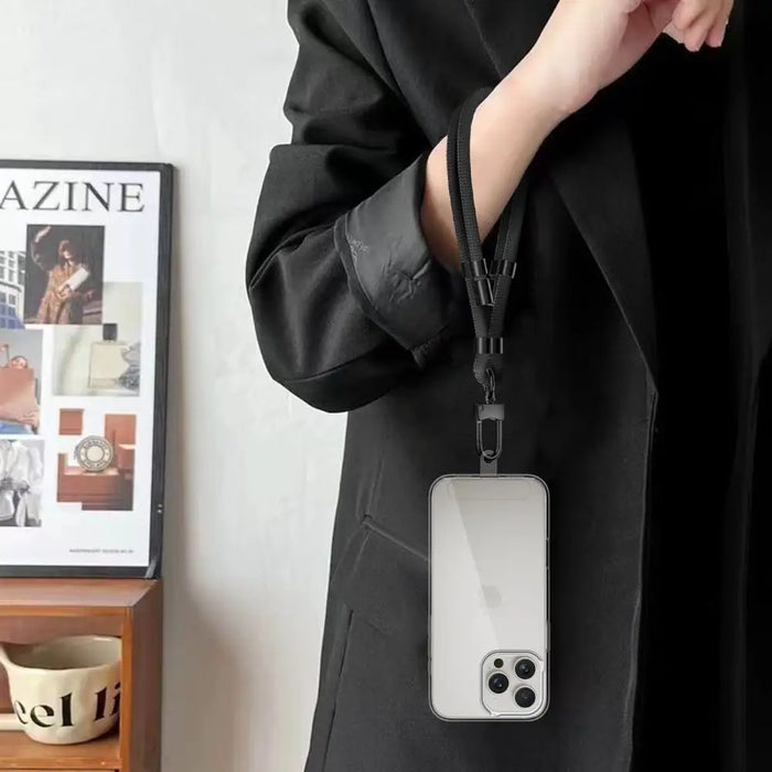 Tech-Protect C4S Rope Wrist Strap - black - Other cell phone equipment<<<HurtelXML