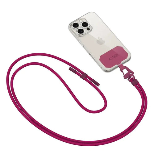 Tech-Protect C5S Rope Crossbody Strap Leash - Burgundy - Other cell phone equipment<<<HurtelXML