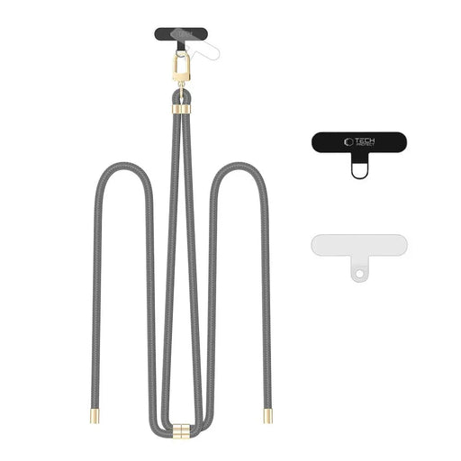 Tech-Protect C7S Rope Crossbody Strap Leash - Gray - Other cell phone equipment<<<HurtelXML