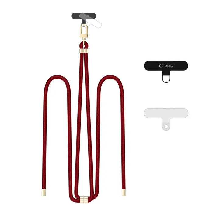 Tech-Protect C7S Rope Crossbody Strap Leash - Red - Other cell phone equipment<<<HurtelXML