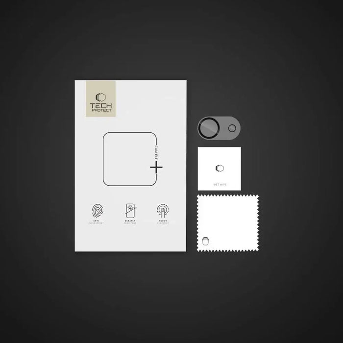 Tech-Protect Cam Fit+ Camera Cover for iPhone 16e - Clear - Cell phone tempered glass<<<HurtelXML