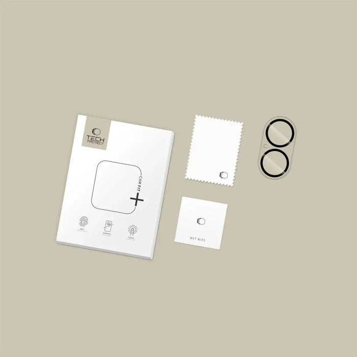 Tech-Protect Cam Fit+ Camera Cover for iPhone 17 - Clear - Cell phone tempered glass<<<HurtelXML