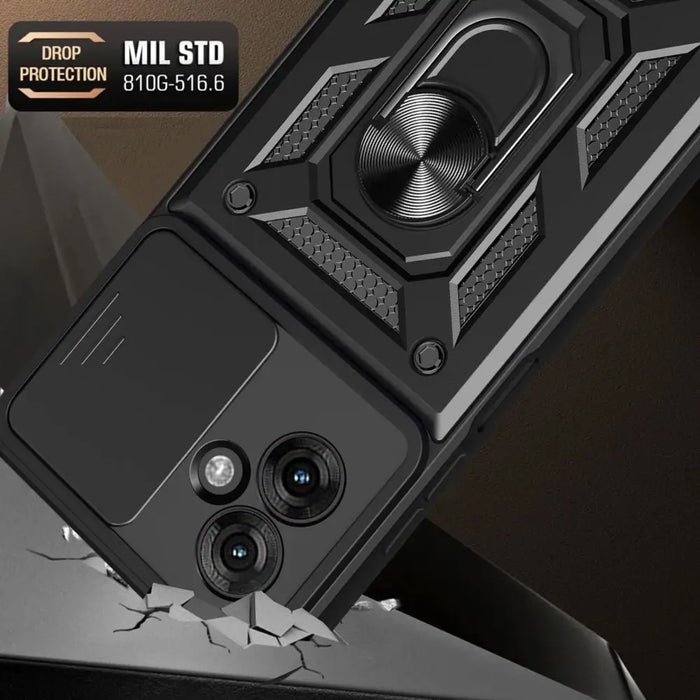 Tech-Protect CamShield Pro Case for Motorola Moto G55 5G - Black - Cell phone cases and covers<<<HurtelXML