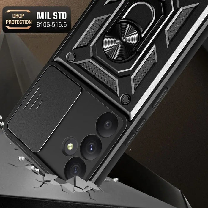 Tech-Protect CamShield Pro Case for Samsung Galaxy S24 FE - Black - Cell phone cases and covers<<<HurtelXML