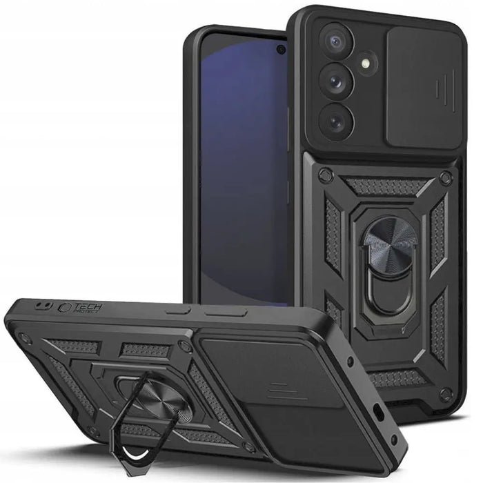 Tech-Protect CamShield Pro Case for Samsung Galaxy S24 FE - Black - Cell phone cases and covers<<<HurtelXML