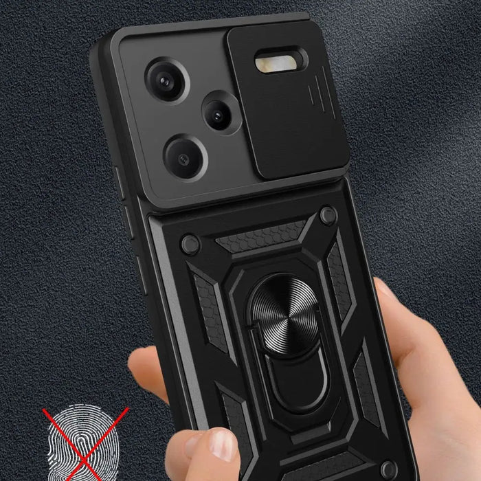 Tech-Protect CamShield Pro Case for Xiaomi Redmi Note 13 Pro+ 5G - Black - Cell phone cases and covers<<<HurtelXML