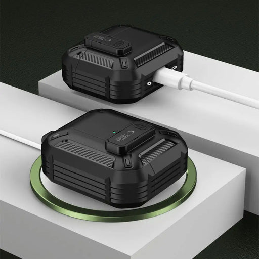 Tech-Protect Carbonox Case for AirPods 4 - Black - Cell phone cases and covers<<<HurtelXML