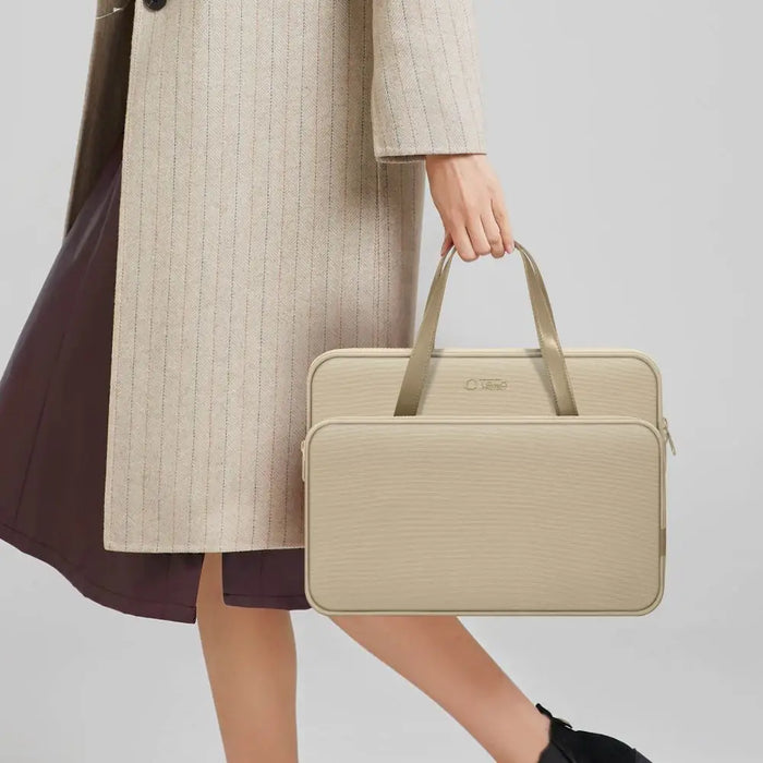 Tech-Protect Carrying Bag for 13-14’’ Laptop - Beige - Laptop bags<<<HurtelXML