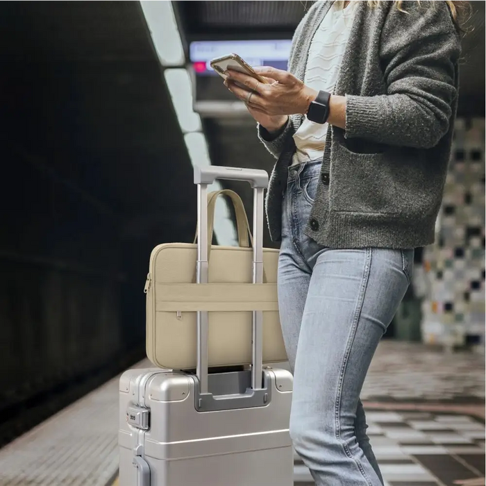 Tech-Protect Carrying Bag for 13-14’’ Laptop - Beige - Laptop bags<<<HurtelXML