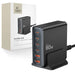 Tech-protect DC80W-GAN 6-PORT PD80W/QC3.0 Charging Station - Black - Cell phone USB charger<<<HurtelXML
