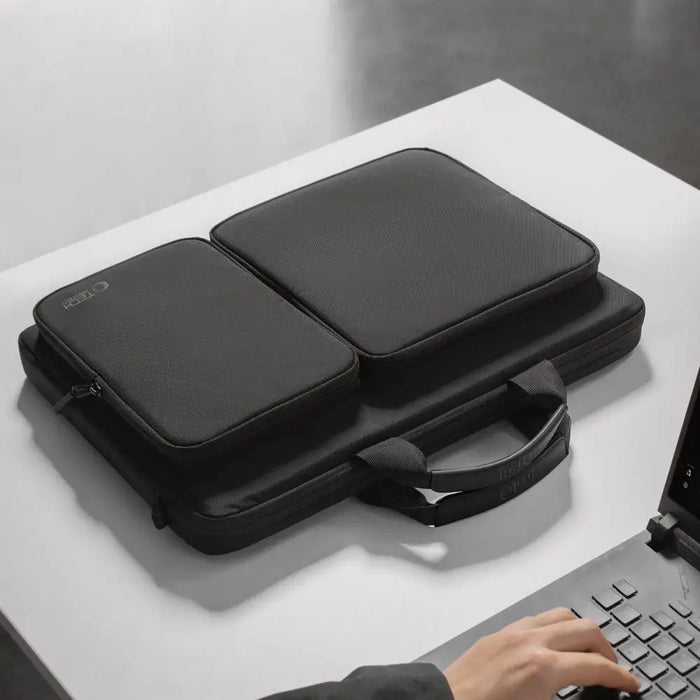 Tech-Protect Defender Bag for 17’’ Laptop - Black - Laptop bags<<<HurtelXML