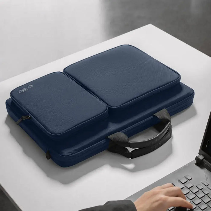 Tech-Protect Defender Bag for 17’’ Laptop - Navy Blue - Laptop bags<<<HurtelXML