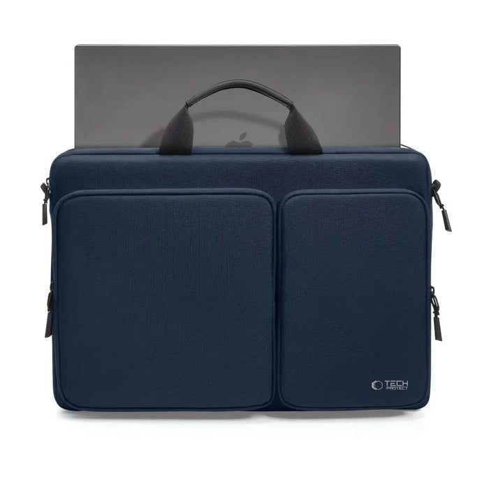 Tech-Protect Defender Bag for 17’’ Laptop - Navy Blue - Laptop bags<<<HurtelXML