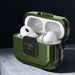 Tech-Protect Defender Hook MagSafe Case with Carabiner for Apple AirPods Pro 1 / 2 - Green - Cell phone cases