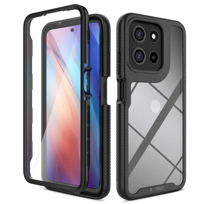 Tech-Protect Defense Case for Motorola Moto G15 / G15 Power / G05 / E15 - Black - Cell phone cases