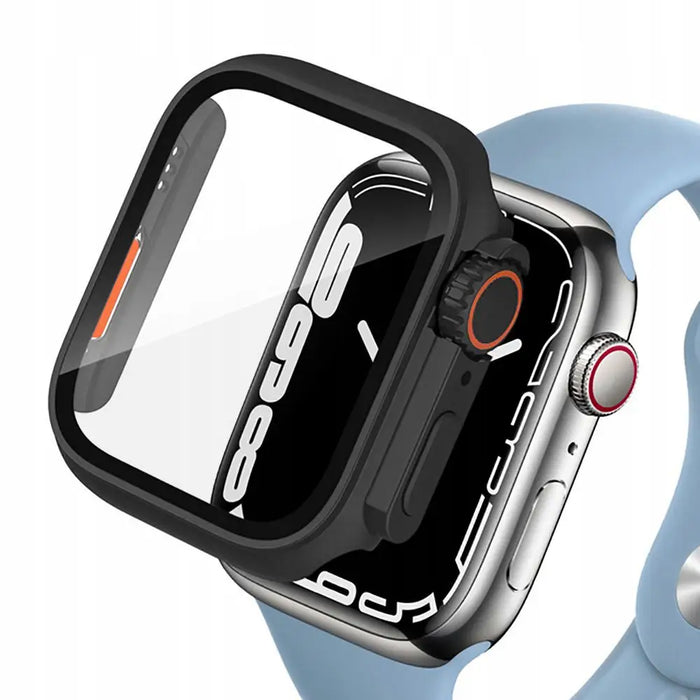 Tech-Protect Defense360 Case for Apple Watch 4 / 5 / 6 / SE (44mm) - Black-Orange - Cell phone cases