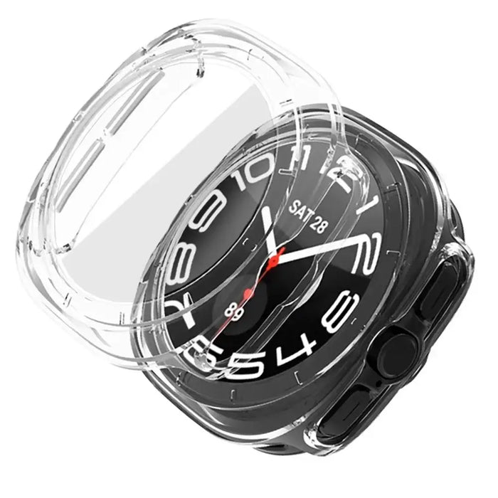 Tech-Protect Defense360 Case for Samsung Galaxy Watch Ultra (47mm) - Transparent - Cell phone cases