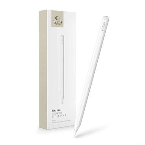 Tech-Protect Digital Magnetic Stylus Pen 2 Magnetic for iPad Tablet - White - Cell phone stylus pen<<<HurtelXML