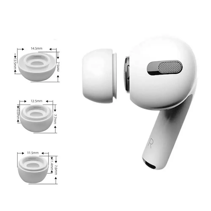 Tech-Protect Ear Tips for AirPods Pro 1/2 (3 Pack) - Black - Headphones and speakers<<<HurtelXML