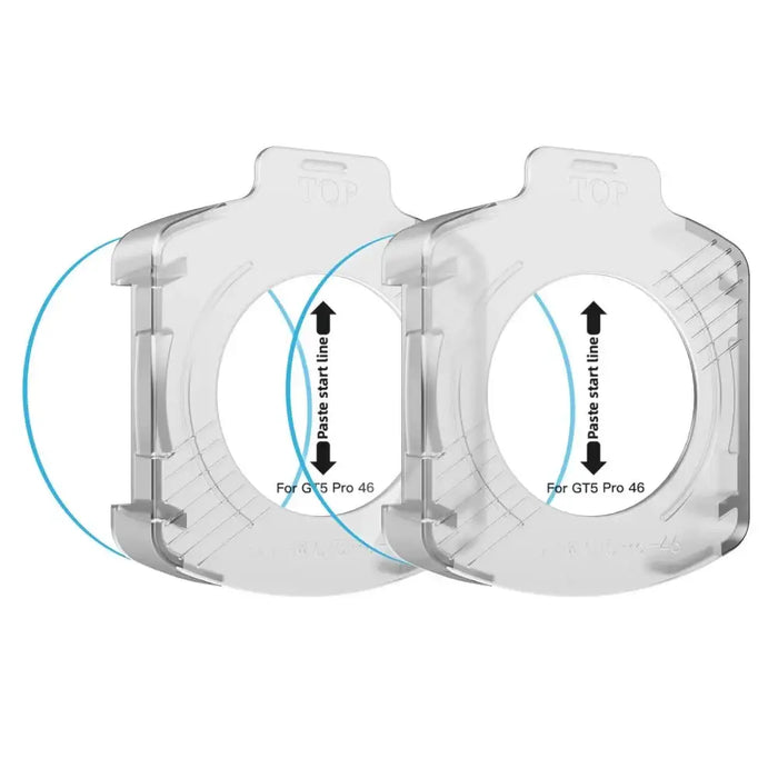 Tech-Protect Easy Set+ 2-pack tempered glass for Huawei Watch GT 5 Pro 46 mm - transparent - Cell phone tempered