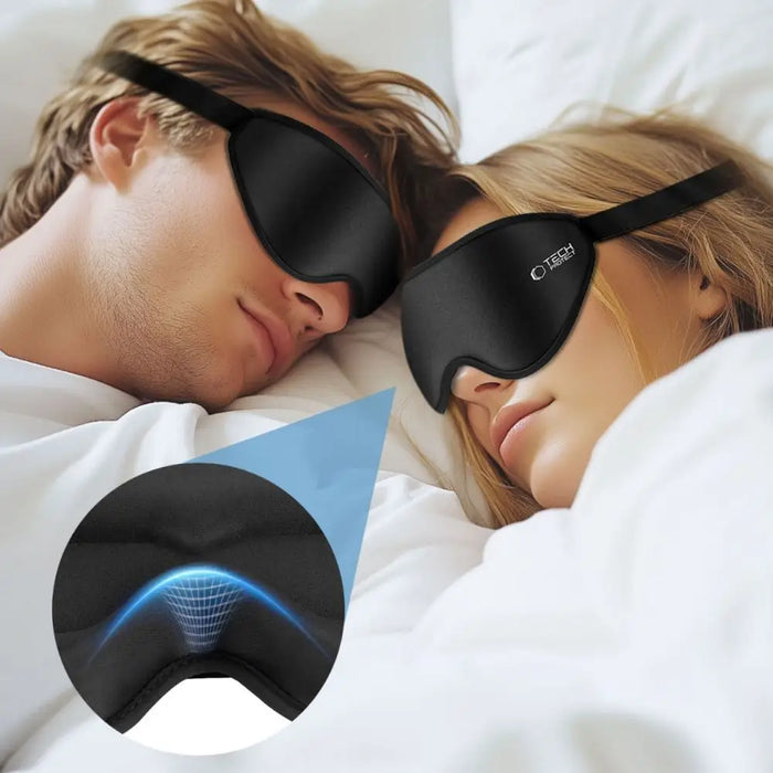 Tech-Protect Eyeshade Sleep Mask - Black - Household accessories<<<HurtelXML