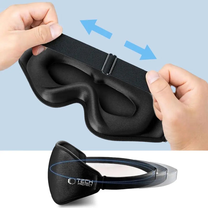 Tech-Protect Eyeshade Sleep Mask - Black - Household accessories<<<HurtelXML