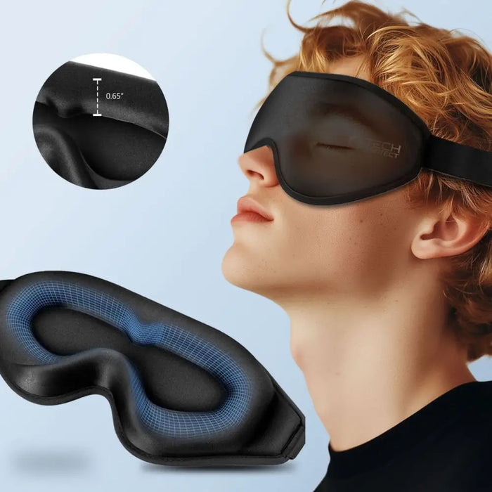 Tech-Protect Eyeshade Sleep Mask - Black - Household accessories<<<HurtelXML