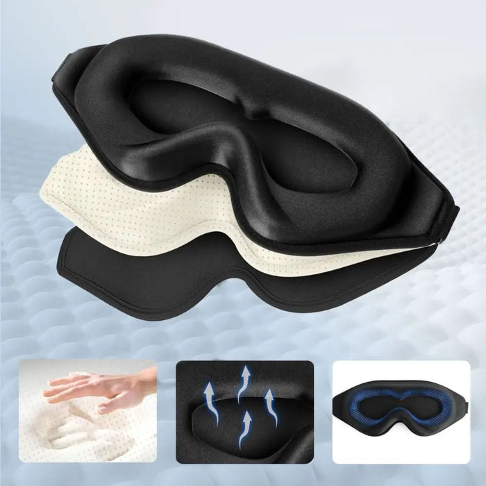 Tech-Protect Eyeshade Sleep Mask - Black - Household accessories<<<HurtelXML