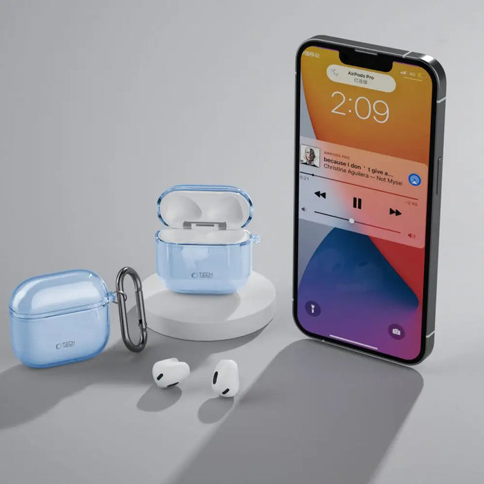 Tech-Protect FlexAir Case for AirPods 4 - Blue - Cell phone cases and covers<<<HurtelXML