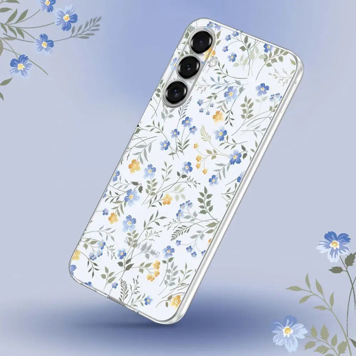 Tech-Protect FlexAir Case for Samsung Galaxy S25 - Daisies with Leaves - Cell phone cases and covers<<<HurtelXML