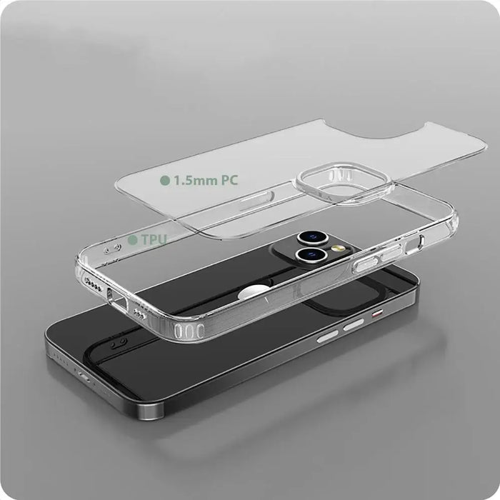 Tech-Protect FlexAir Hybrid Case for iPhone 15 Pro - Clear - Cell phone cases and covers<<<HurtelXML