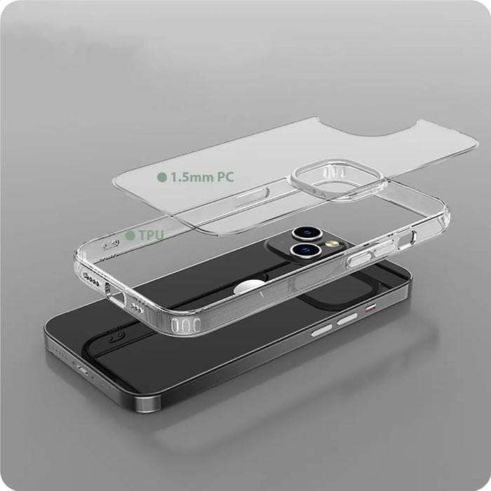Tech-Protect FlexAir Hybrid iPhone 15 Case - Clear - Cell phone cases and covers<<<HurtelXML