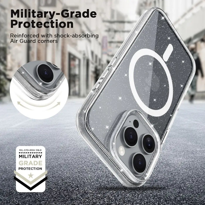 Tech-Protect FlexAir Hybrid MagSafe Case for iPhone 16 Pro Max - Clear - Cell phone cases and covers<<<HurtelXML