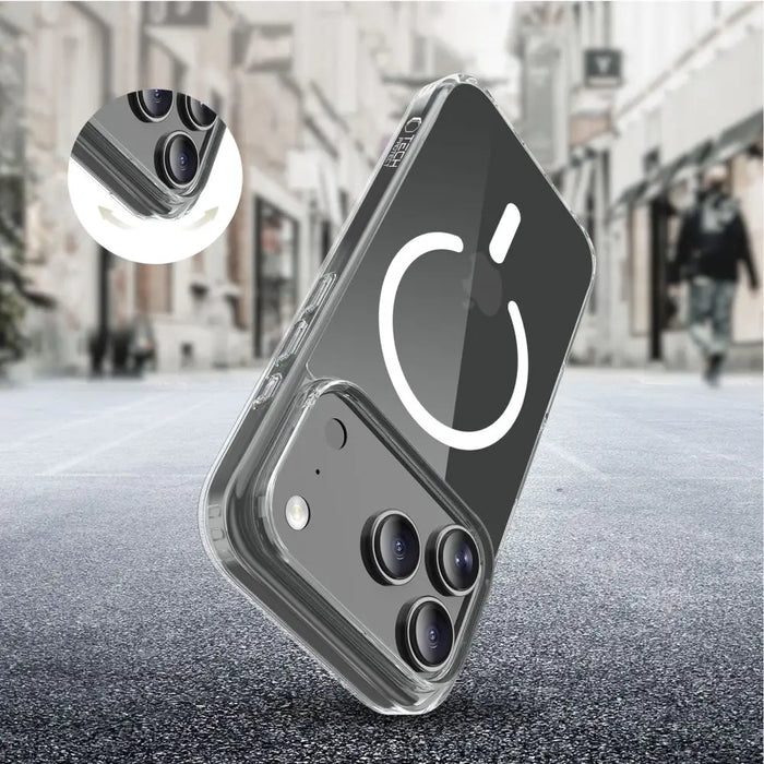 Tech-Protect FlexAir Hybrid MagSafe Case for iPhone 17 Pro - Clear - Cell phone cases and covers<<<HurtelXML