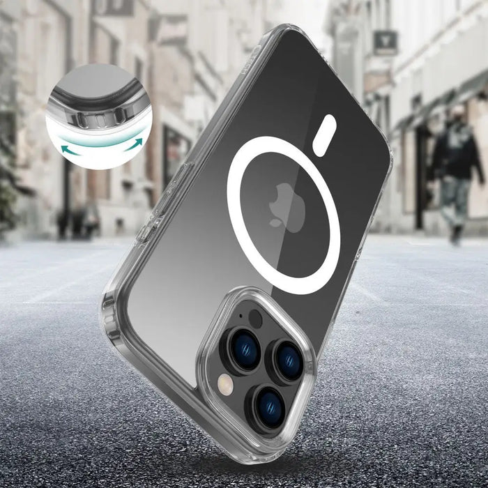 Tech-Protect FlexAir Hybrid MagSafe Case for Samsung Galaxy S24 FE - Transparent - Cell phone cases