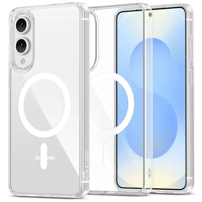 Tech-Protect FlexAir Hybrid MagSafe Case for Samsung Galaxy S25 Edge - Clear - Cell phone cases and covers<<<HurtelXML