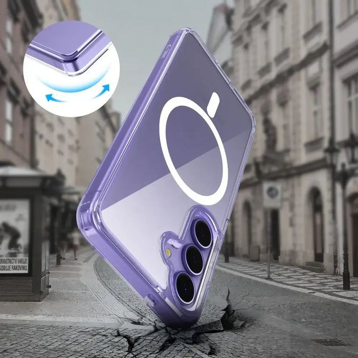 Tech-Protect FlexAir Hybrid MagSafe Case for Samsung Galaxy S25 Edge - Clear - Cell phone cases and covers<<<HurtelXML